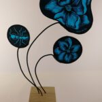 Gabon Delphine - 3 fleurs sur tige