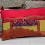 pochette long froufrou